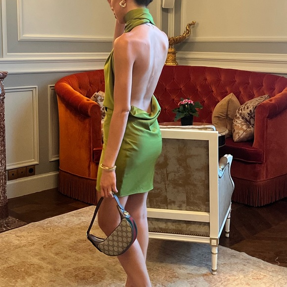 Rat & Boa Serafia Dress Green XXS - Picture 4 of 4